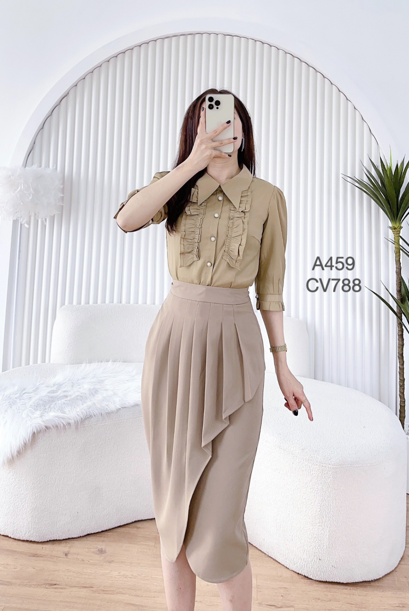 CV788 CV tulip xếp ly