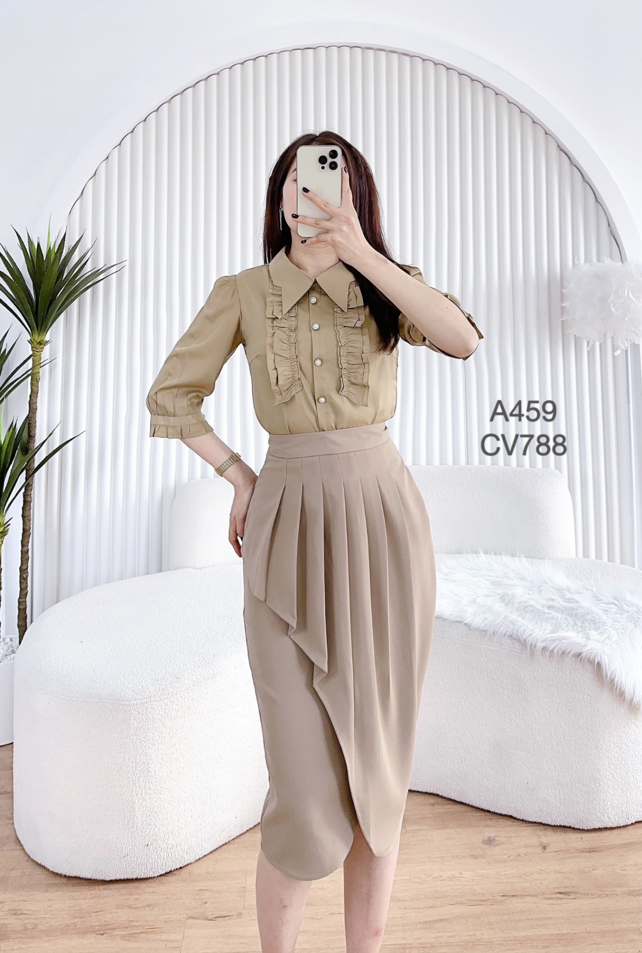 CV788 CV tulip xếp ly