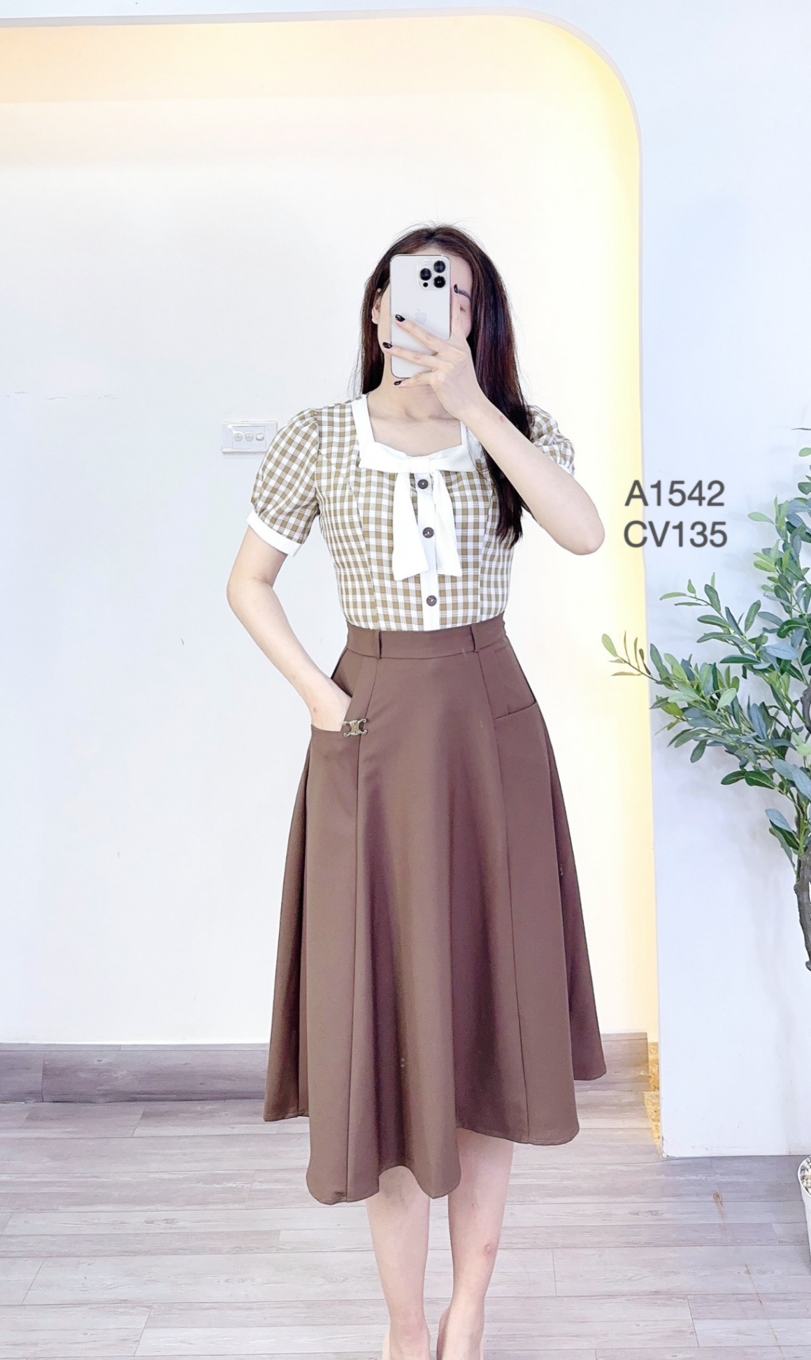 CV135 CV xòe túi ngang