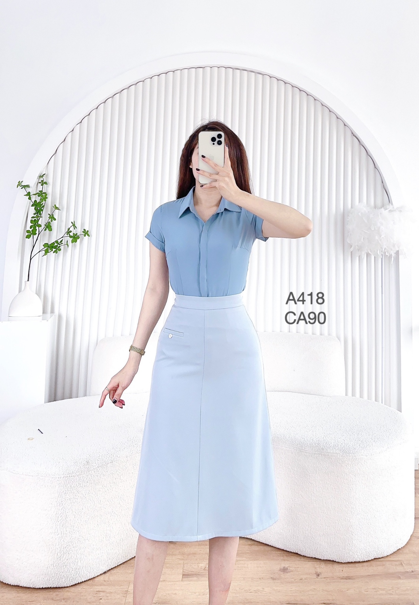 CA90 CV A 2 lớp 1 túi cúc