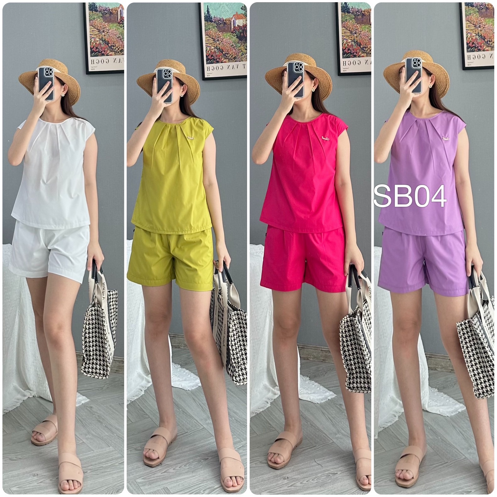 SB04 set đi biển quần đùi