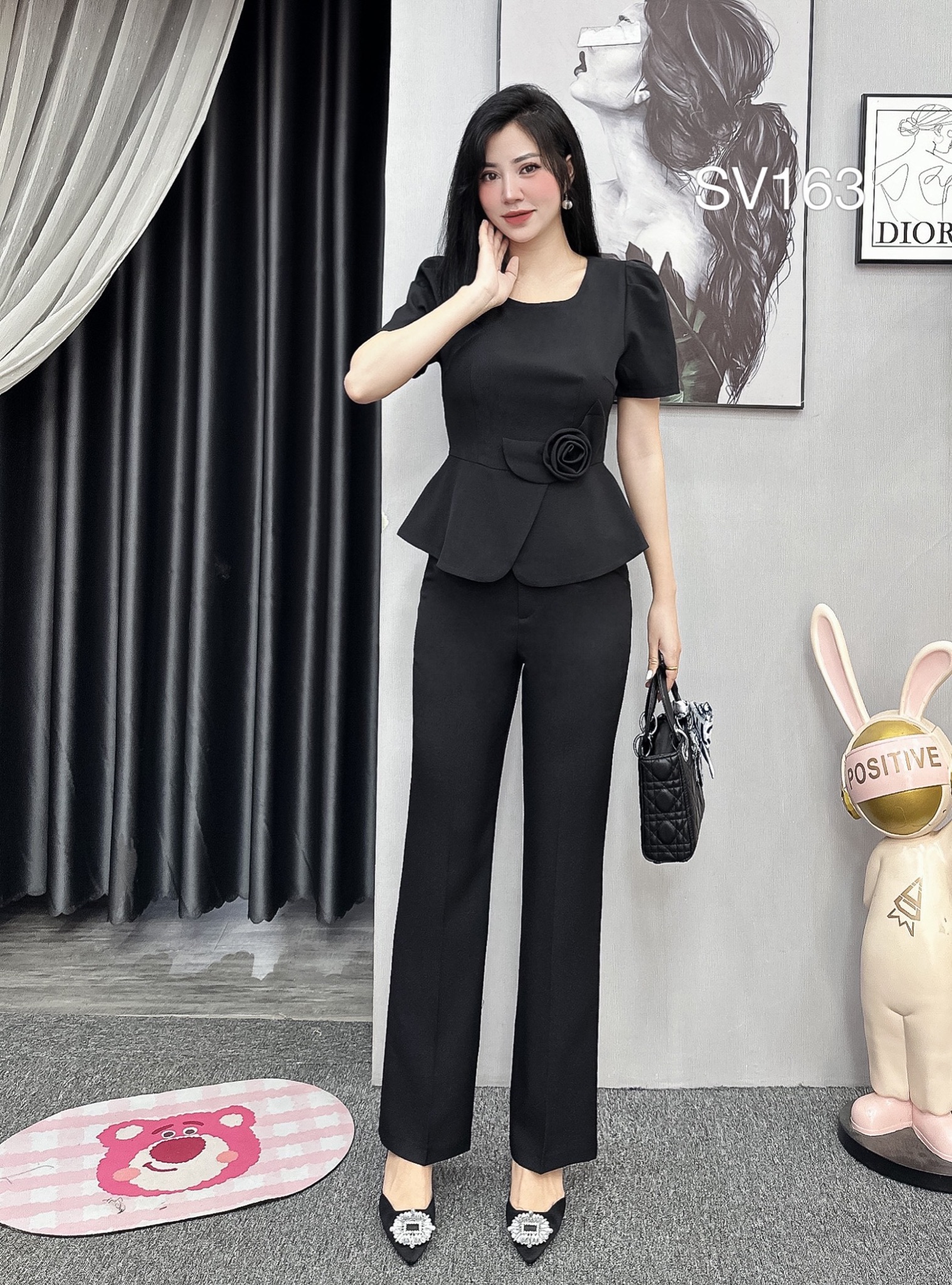 SV163 set peplum hoa