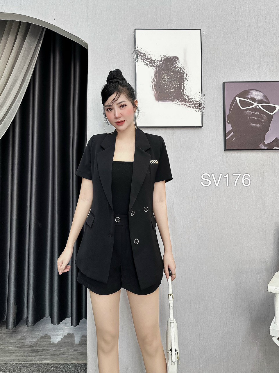 SV176 set vest quần đùi