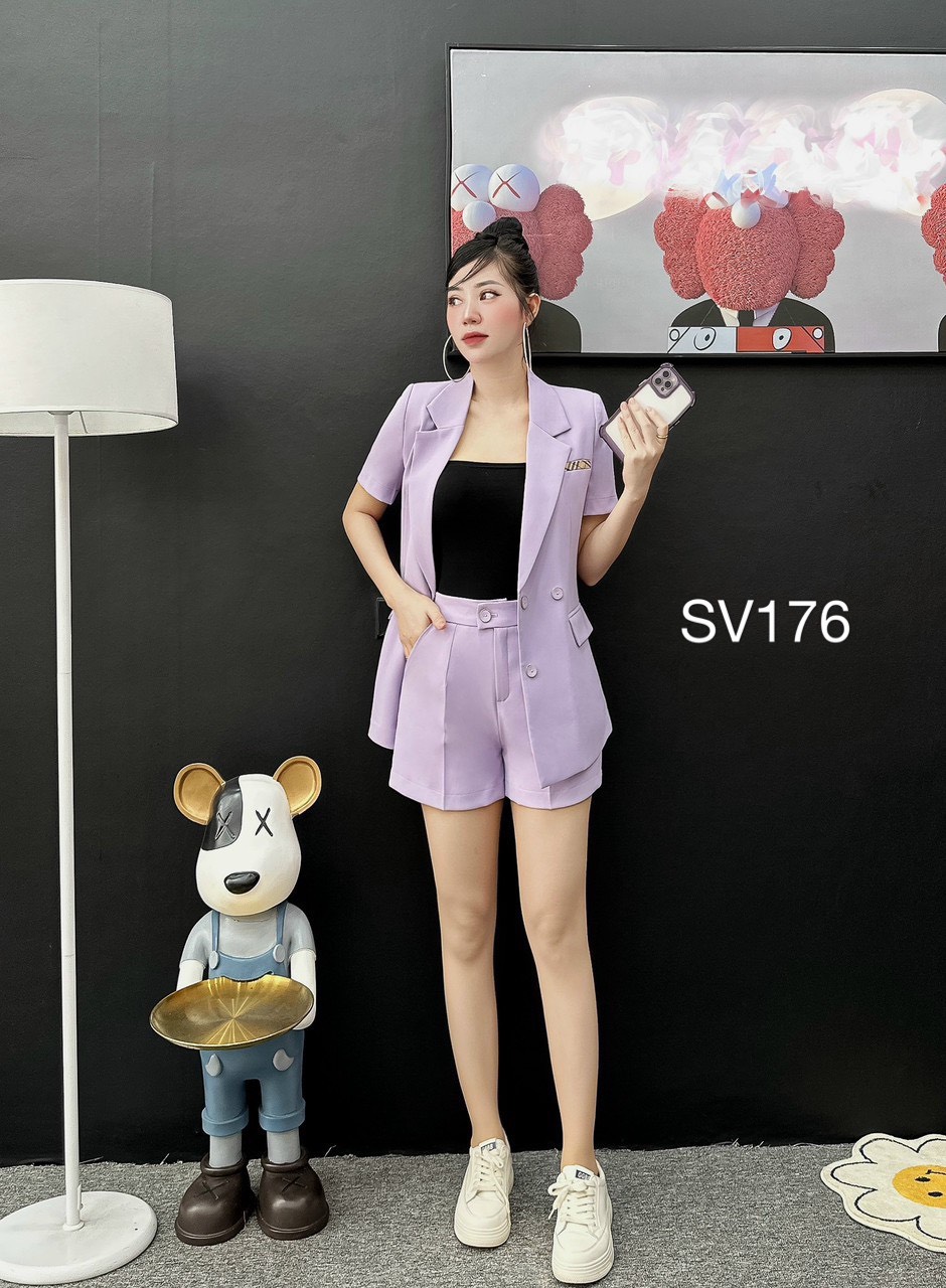 SV176 set vest quần đùi