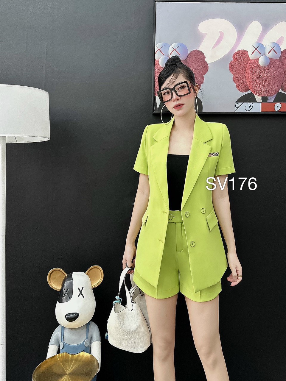 SV176 set vest quần đùi