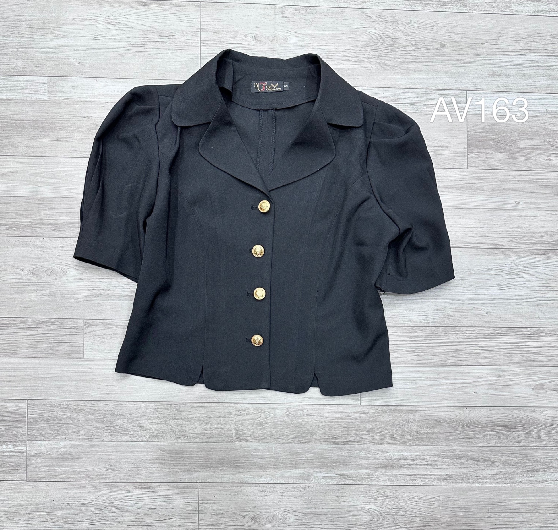 AV163 áo vest khuy đồng