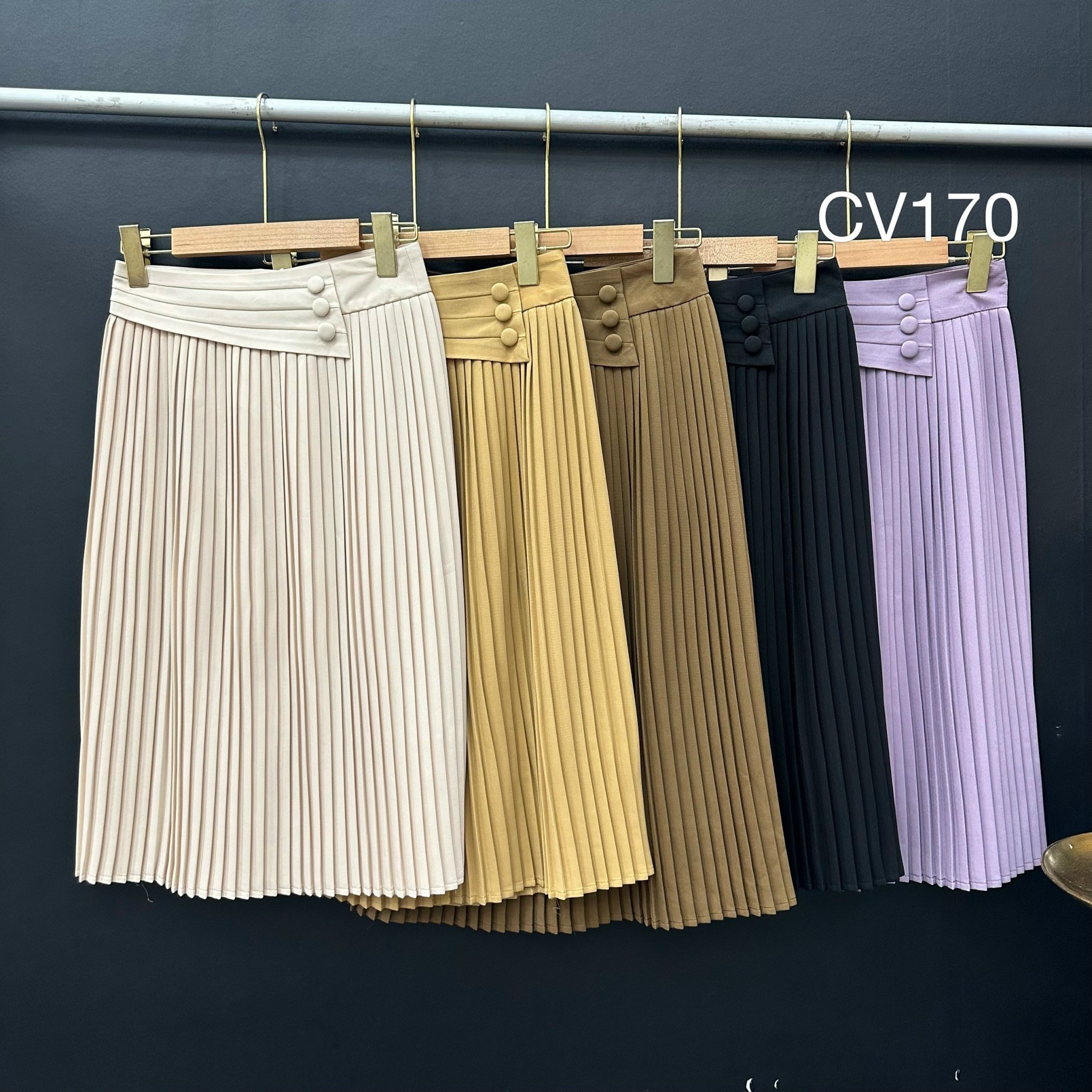 CV170 cv dập ly 3 cúc bọc