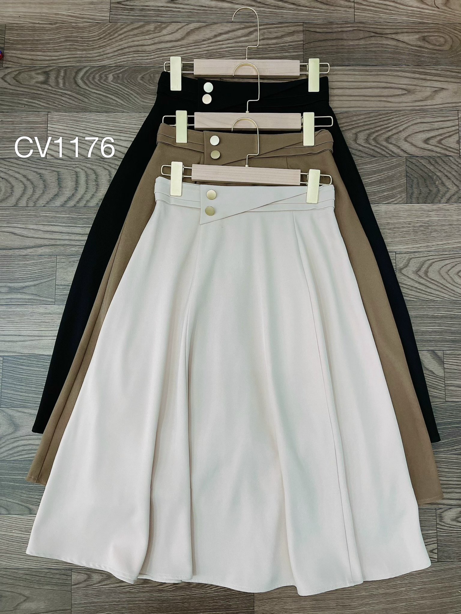 Chân váy nữ 2 lớp vải ren pha sợi kim tuyến lấp lánh B917-879M – Thời trang  Format