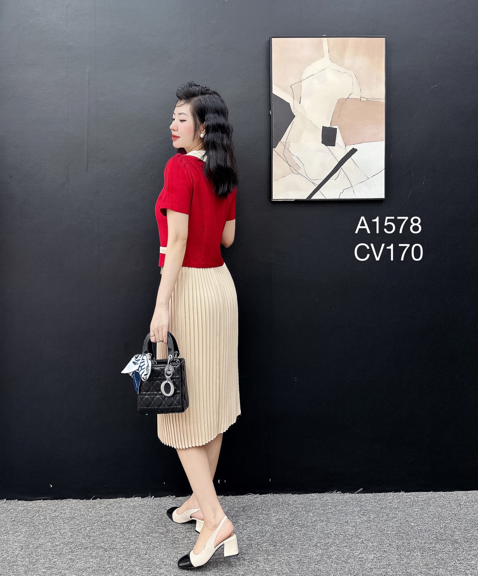 CV170 cv dập ly 3 cúc bọc
