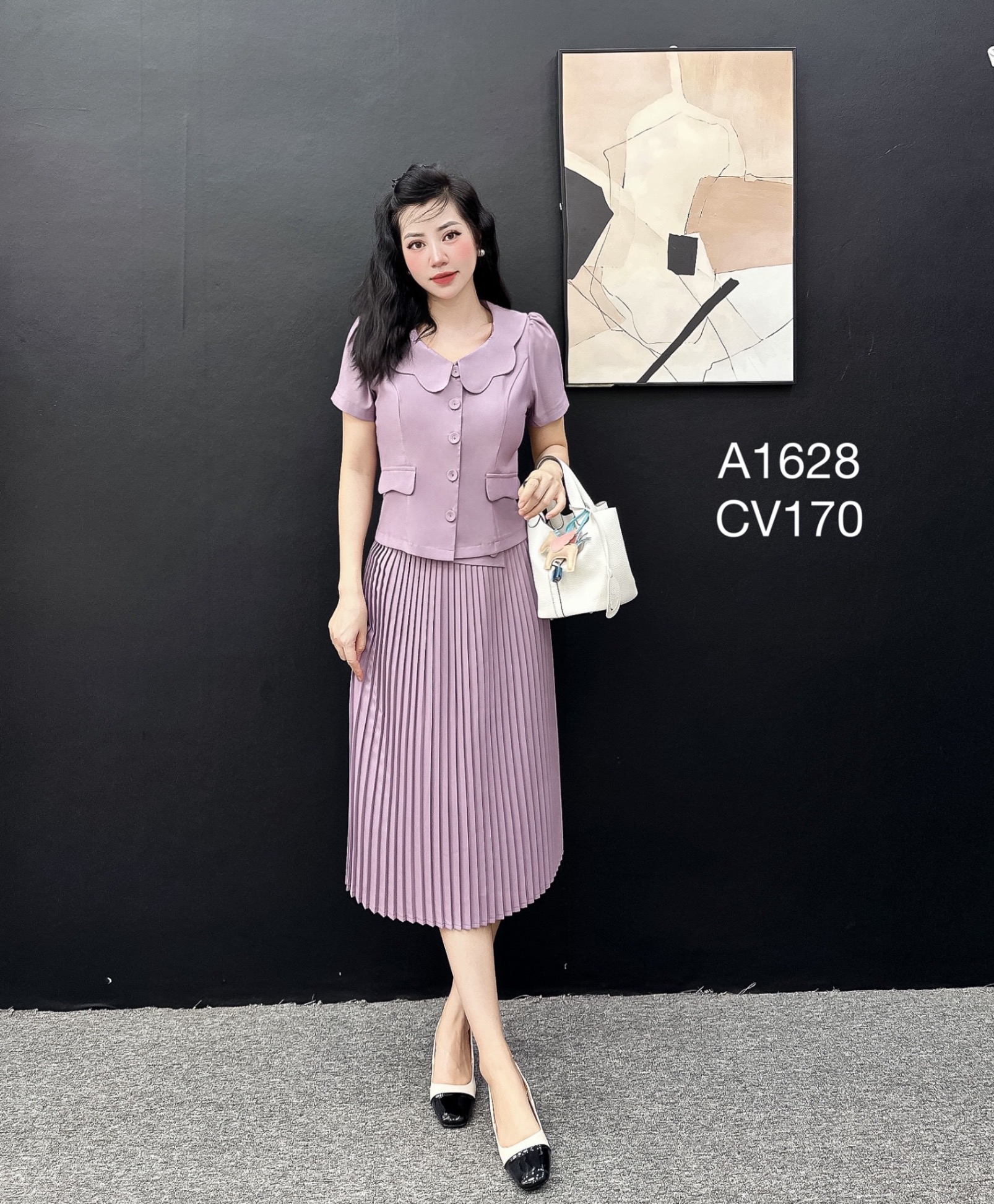 CV170 cv dập ly 3 cúc bọc