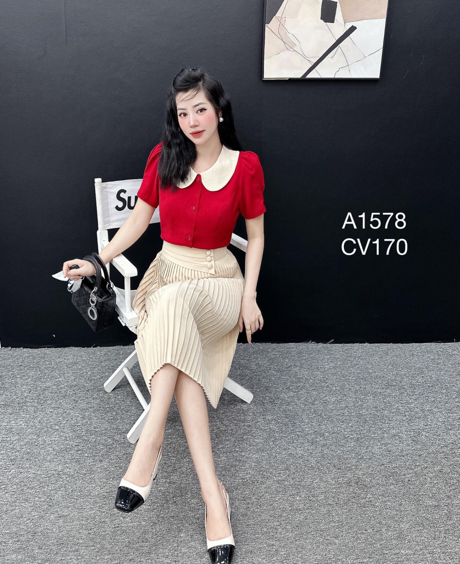 CV170 cv dập ly 3 cúc bọc
