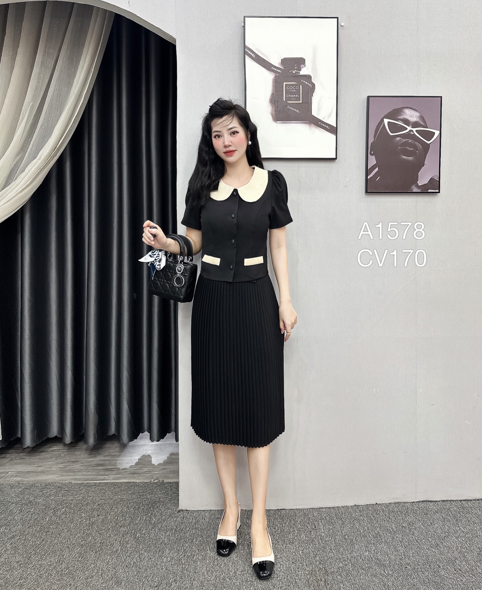 CV170 cv dập ly 3 cúc bọc