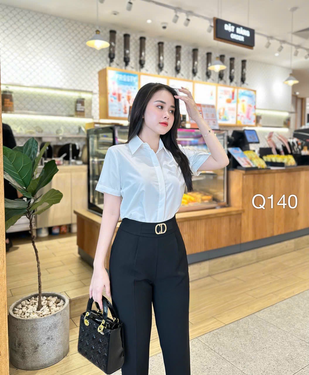 Q140 quần bagy đai CD