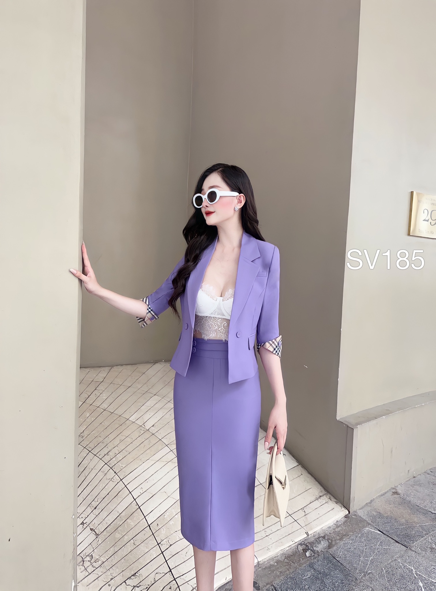 SV185 set bút chì tay phối kẻ