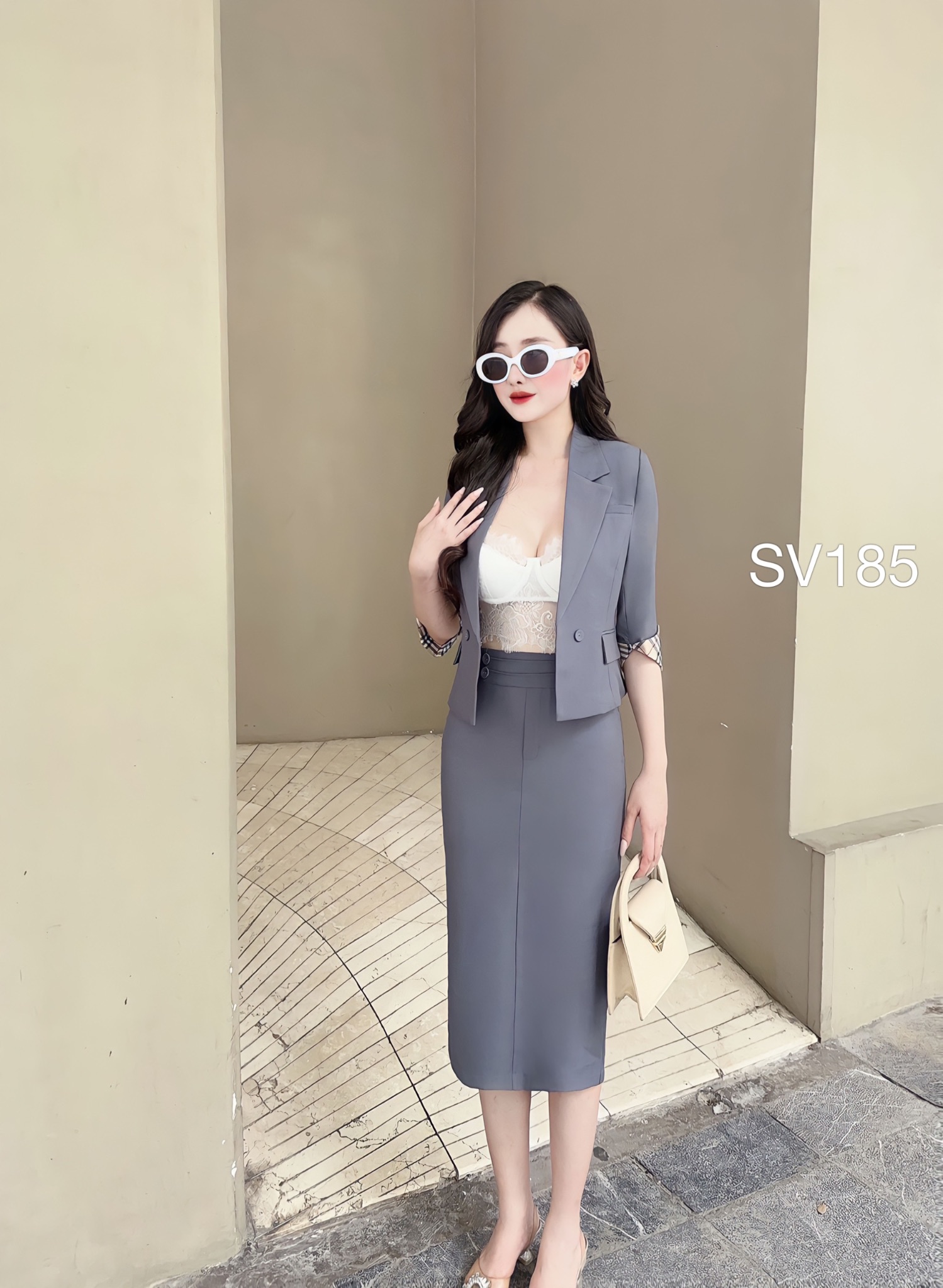 SV185 set bút chì tay phối kẻ