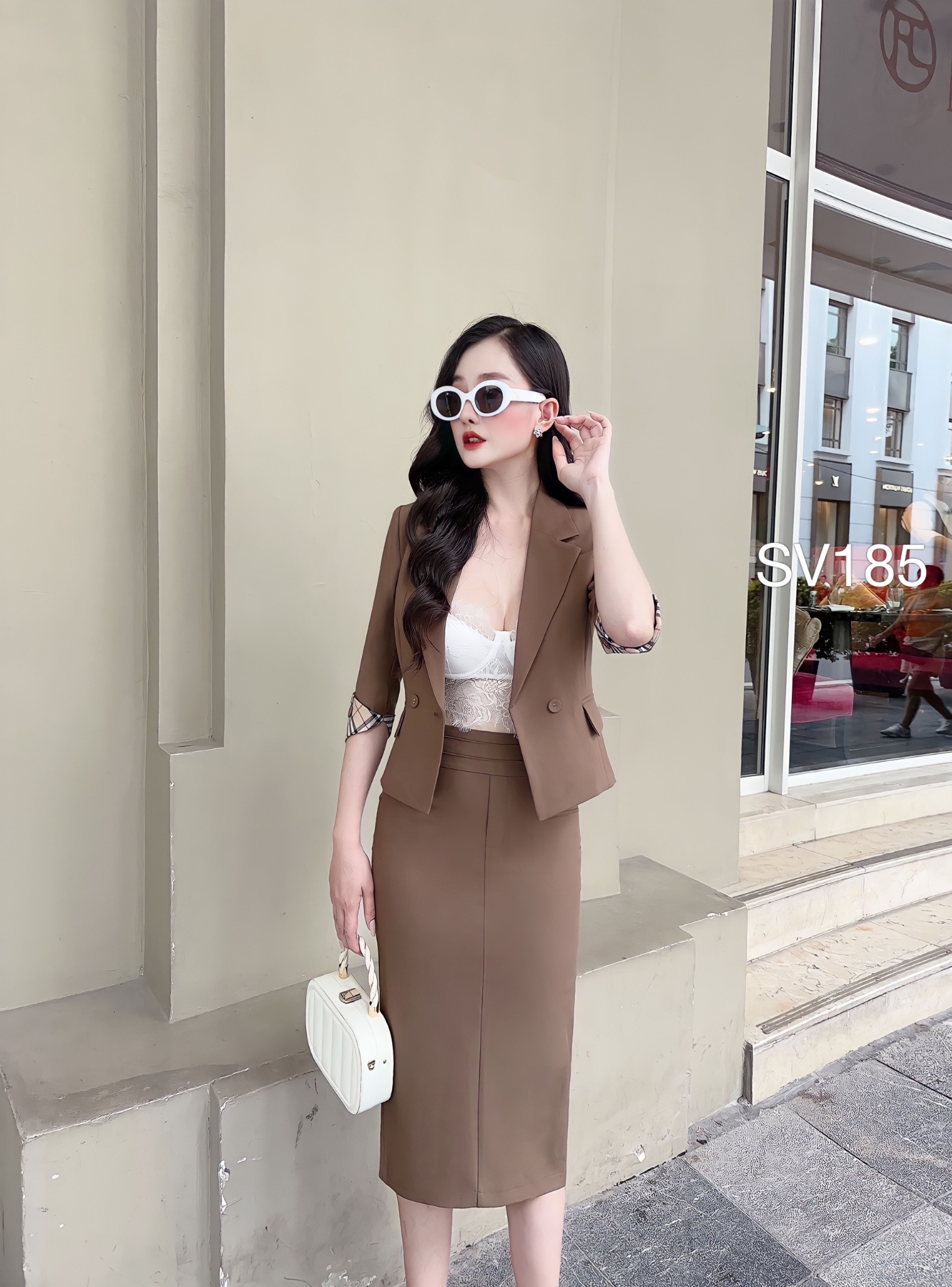SV185 set bút chì tay phối kẻ