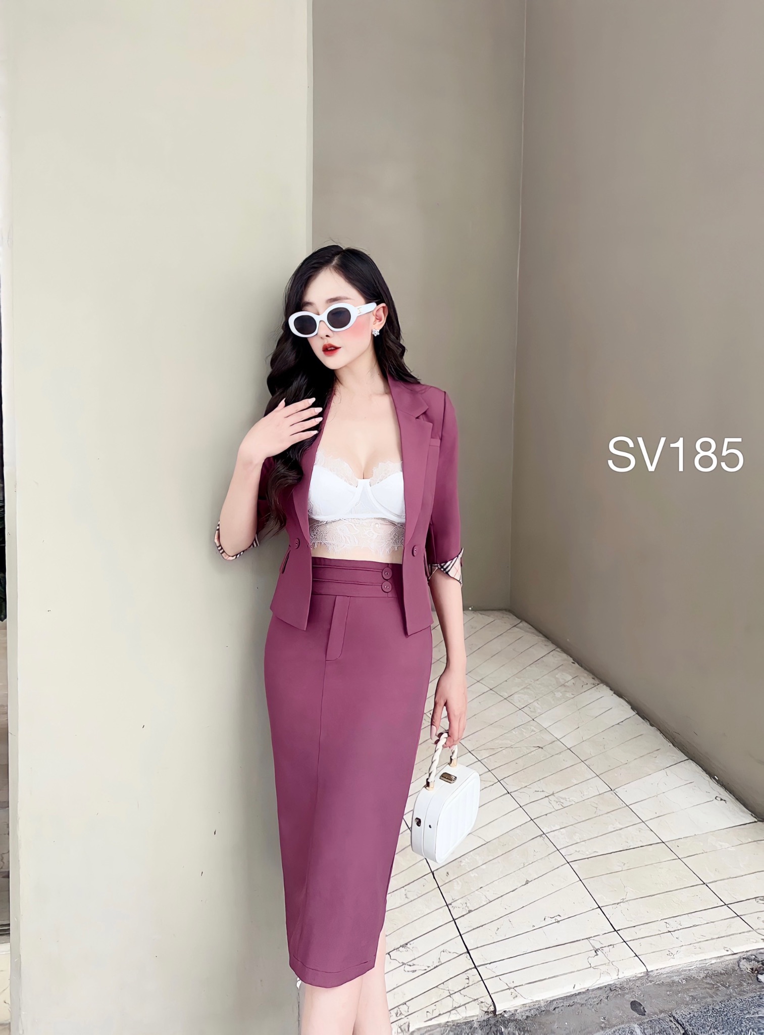 SV185 set bút chì tay phối kẻ