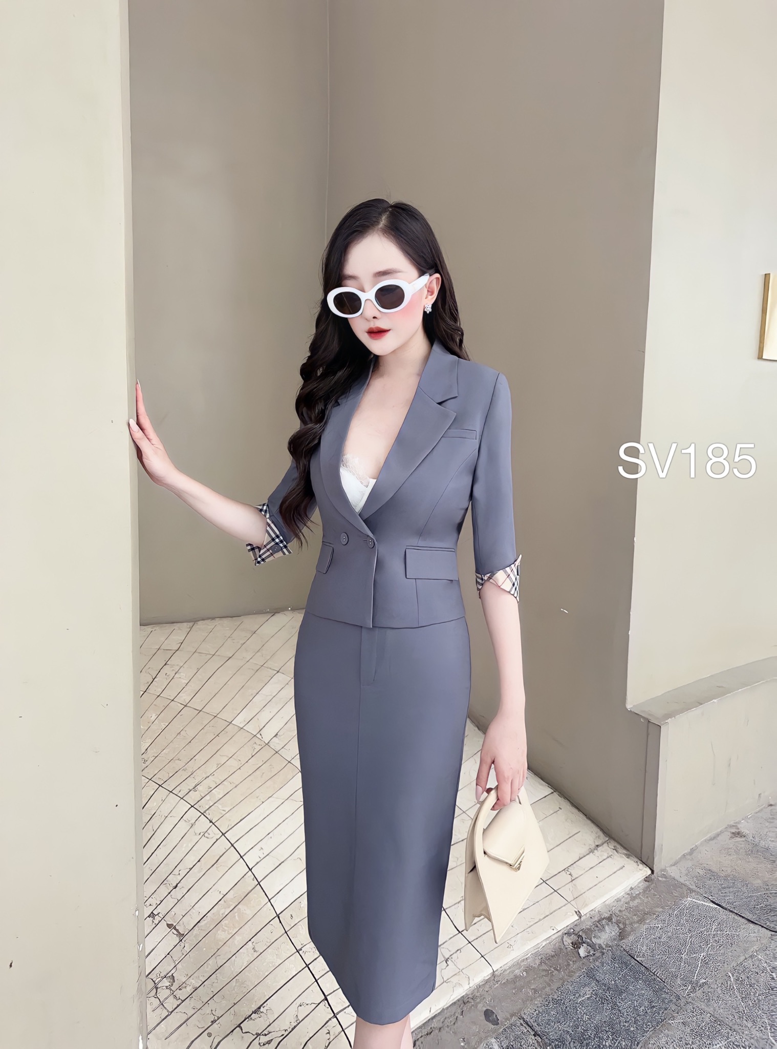 SV185 set bút chì tay phối kẻ