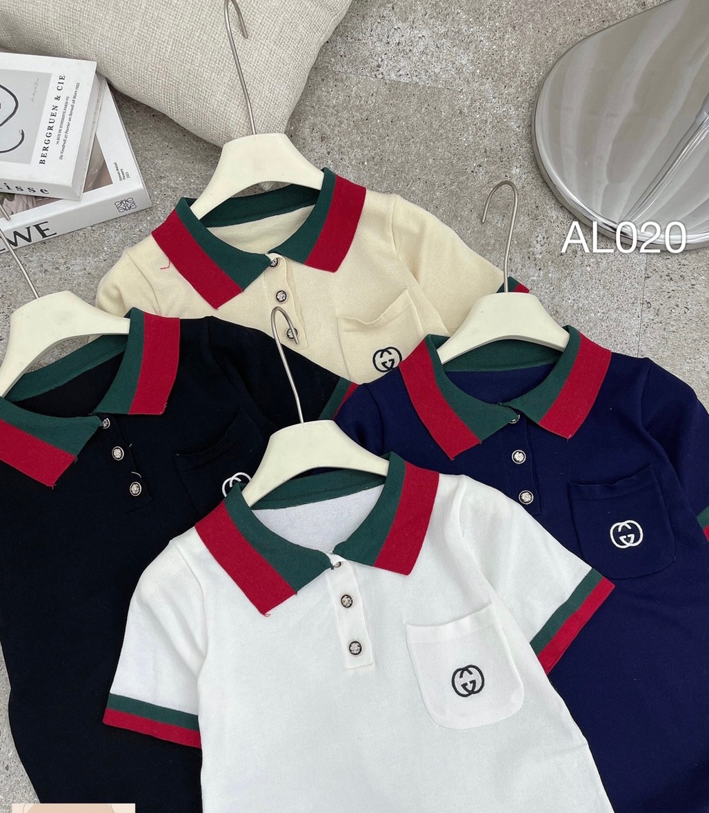 AL020 polo len túi GC