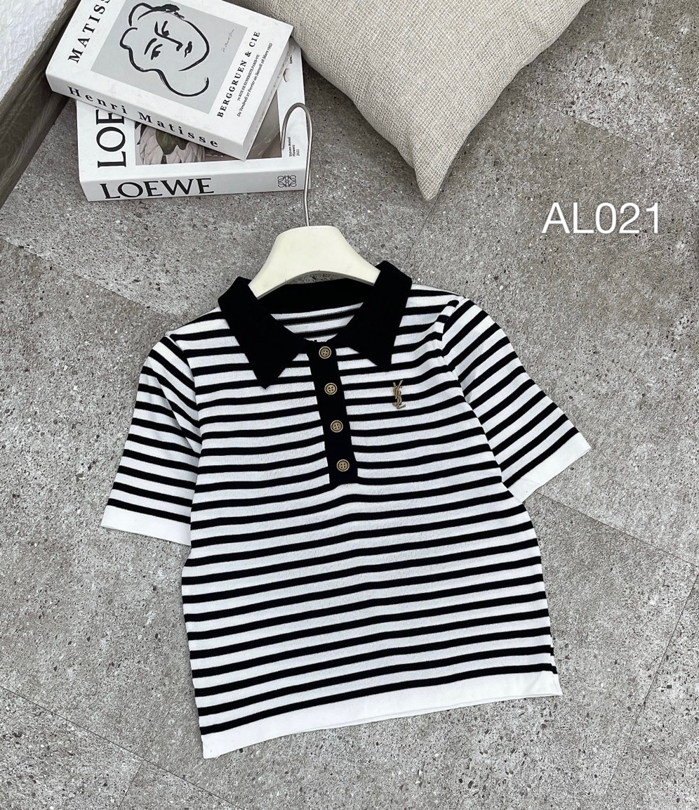 AL021 polo len lẻ tag YSL