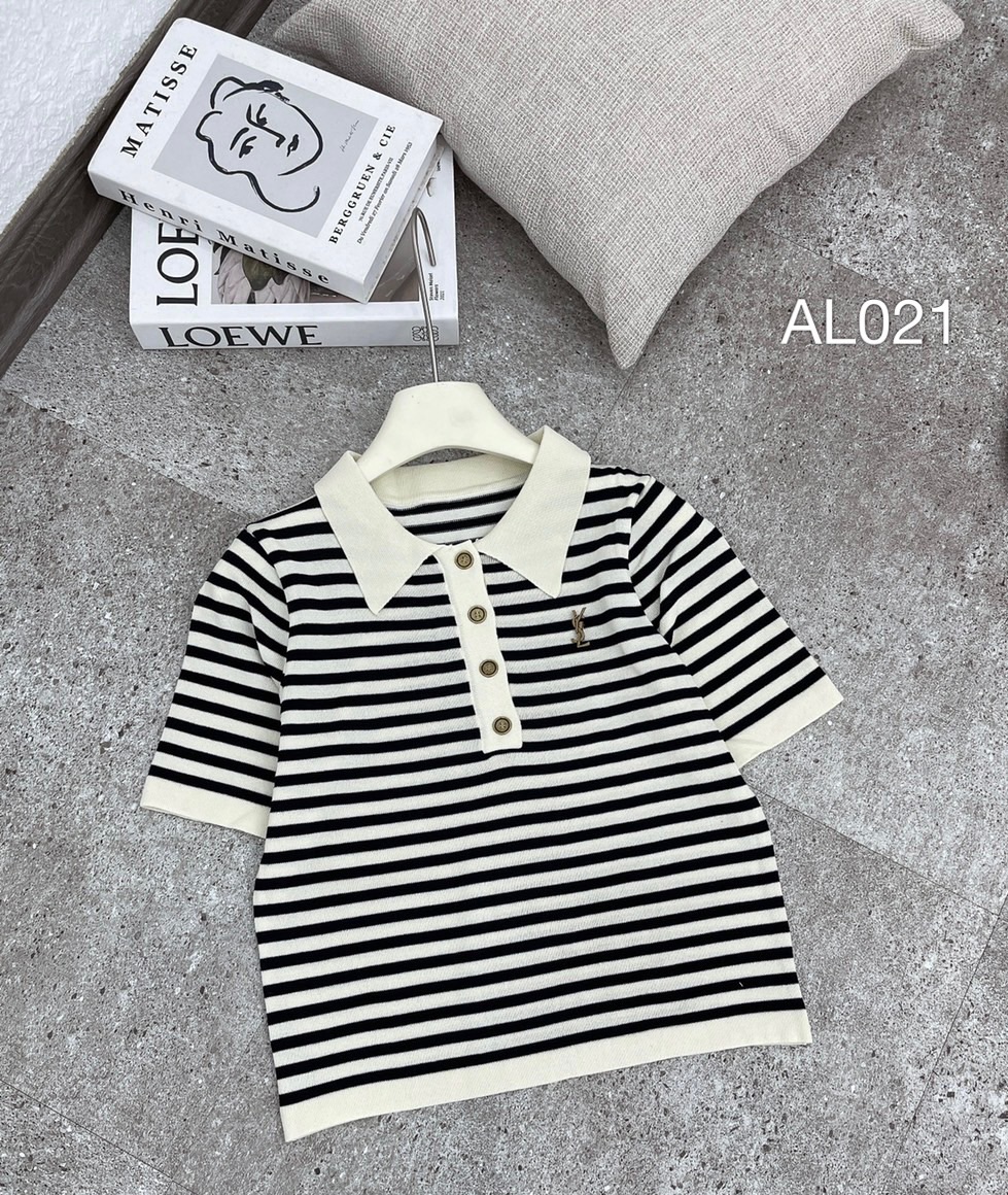 AL021 polo len lẻ tag YSL