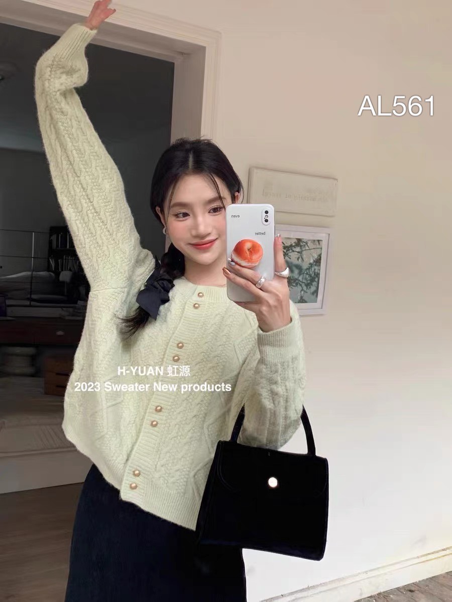 AL561 áo cardigan xoắn thừng