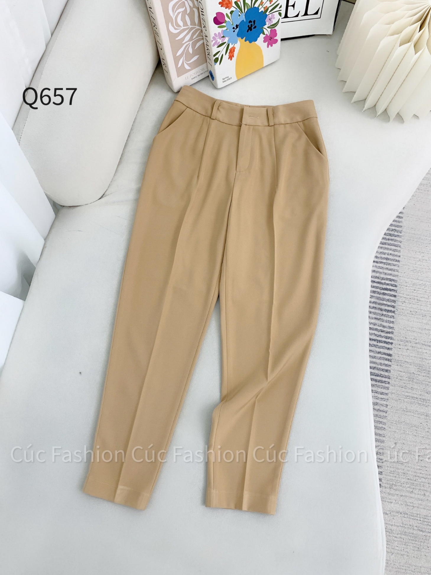 Q657 quần baggy 1 cúc