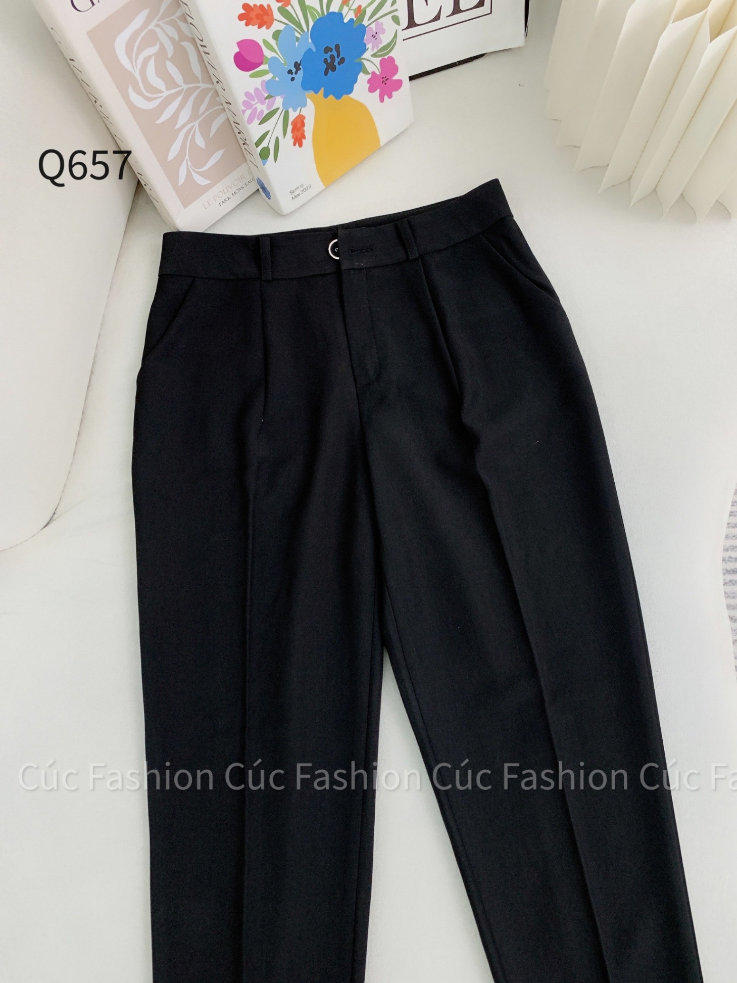 Q657 quần baggy 1 cúc