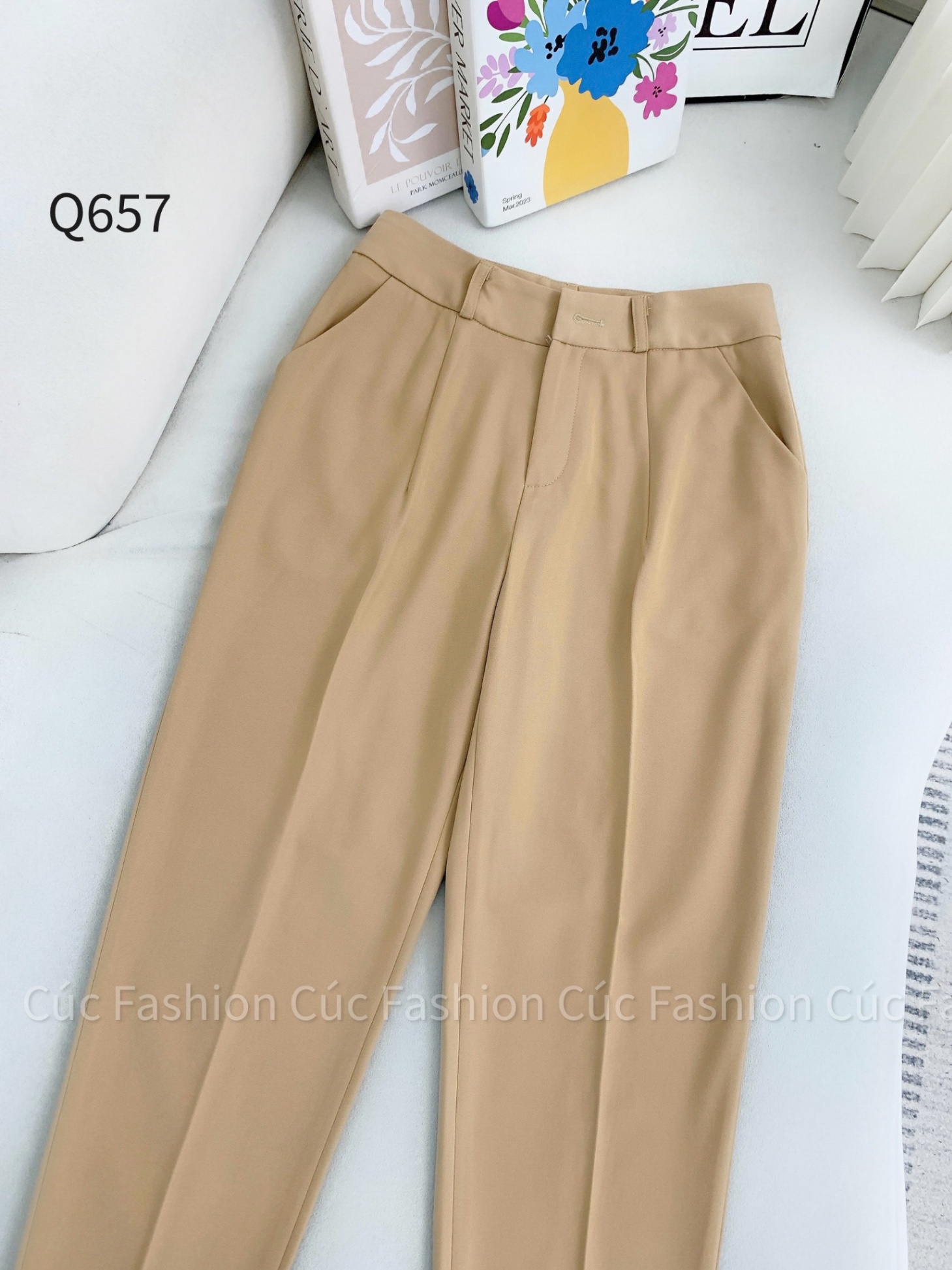 Q657 quần baggy 1 cúc