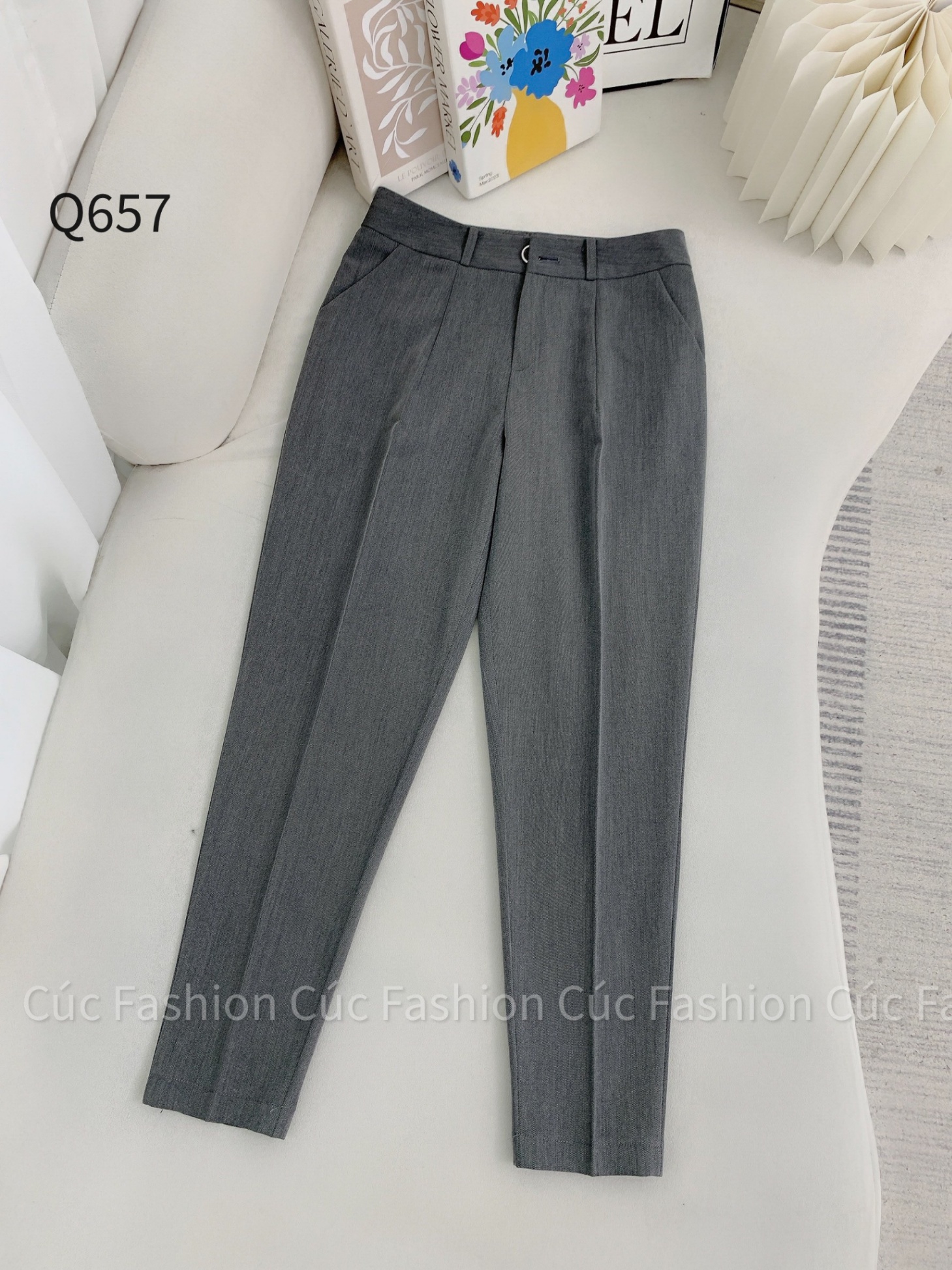 Q657 quần baggy 1 cúc