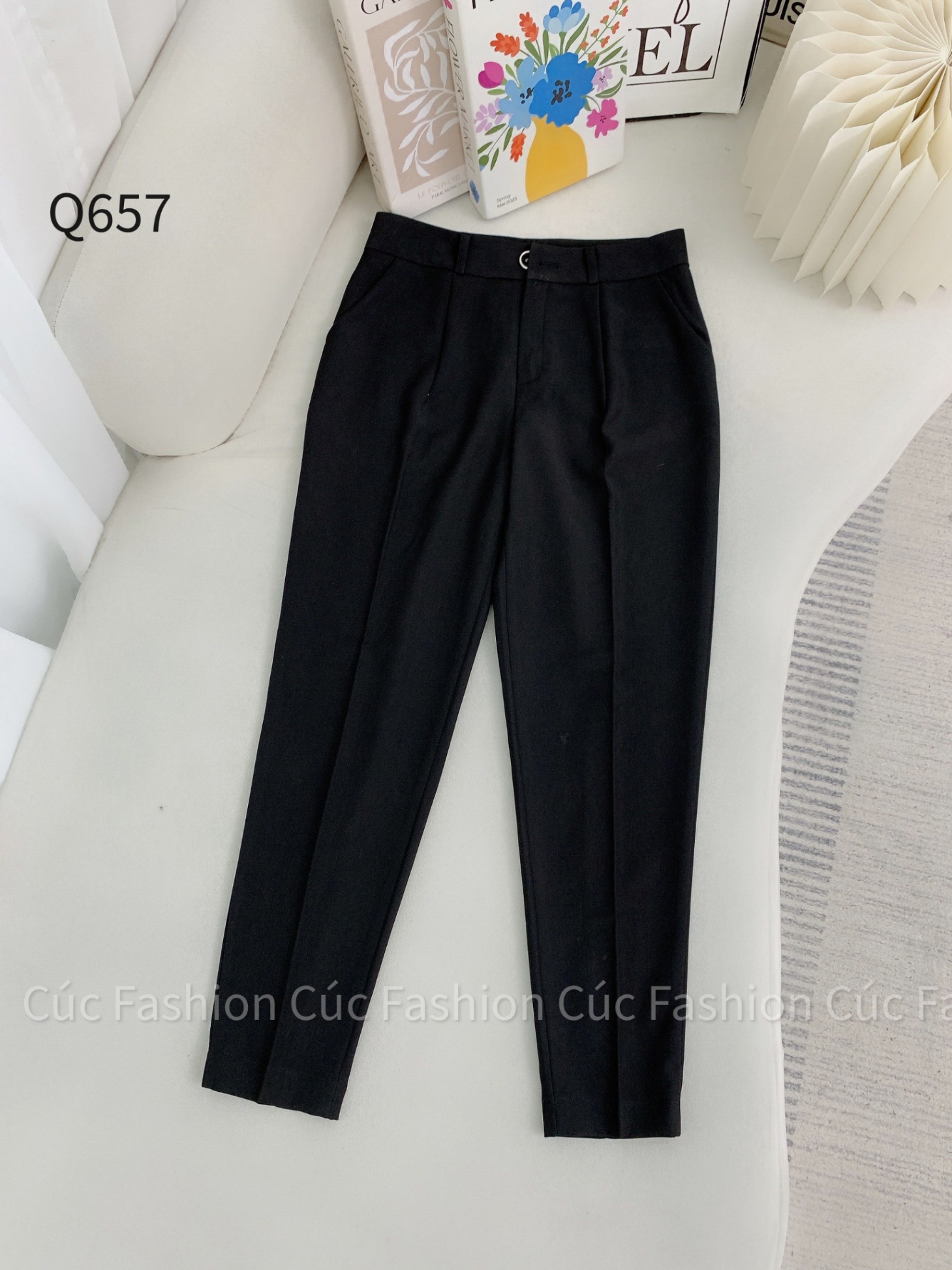 Q657 quần baggy 1 cúc