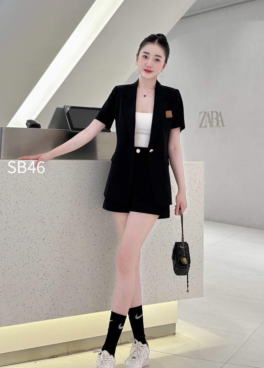 SB46 set vest tay cộc quần ngắn