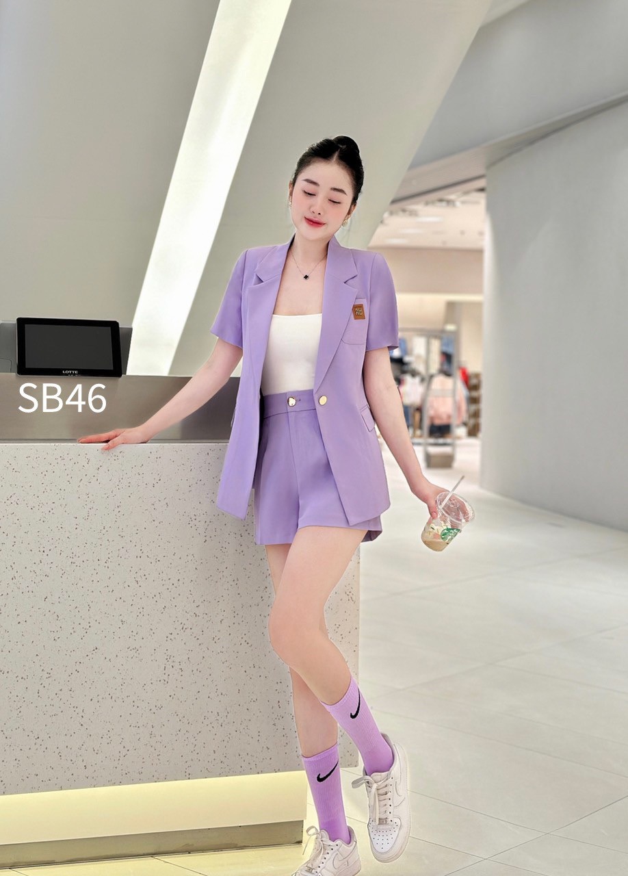 SB46 set vest tay cộc quần ngắn
