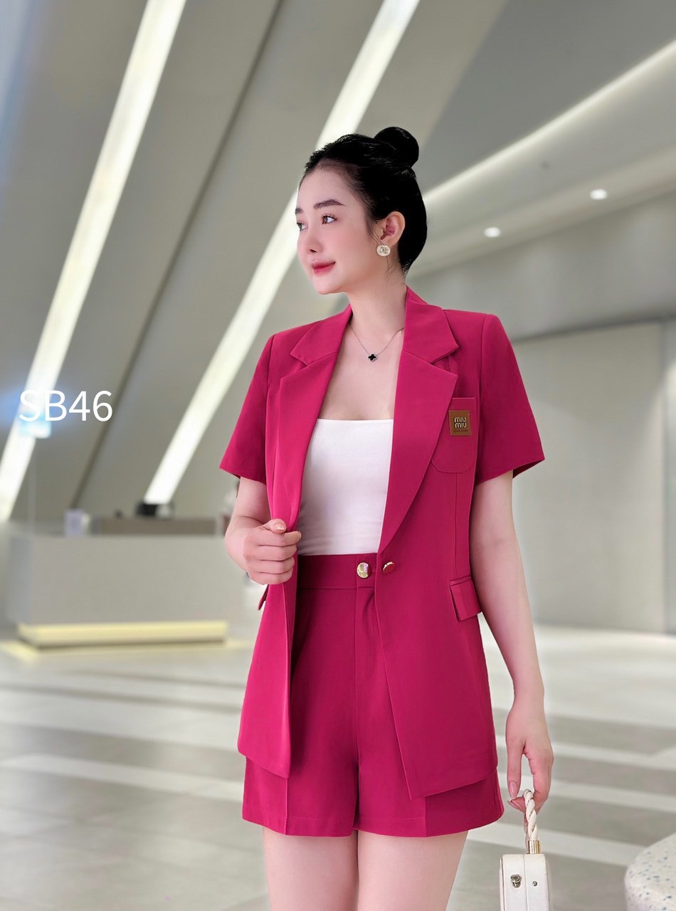 SB46 set vest tay cộc quần ngắn