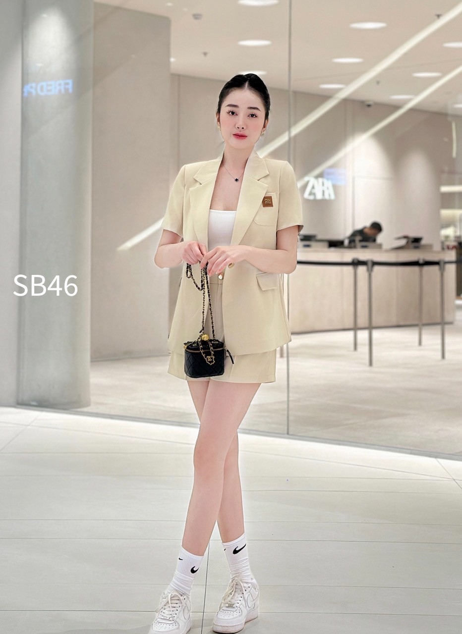 SB46 set vest tay cộc quần ngắn