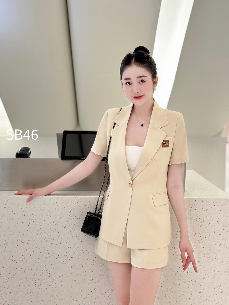 SB46 set vest tay cộc quần ngắn