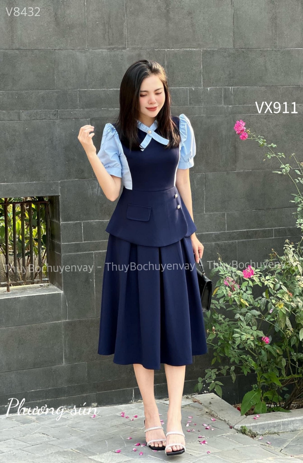 BJD92952 - Chân váy công sở vải dạ thô dáng bút chì – Thời trang Pantio
