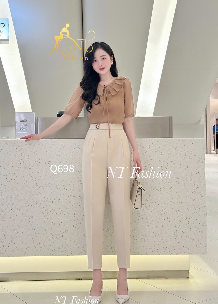 Q698 quần baggy đai chữ G lệch