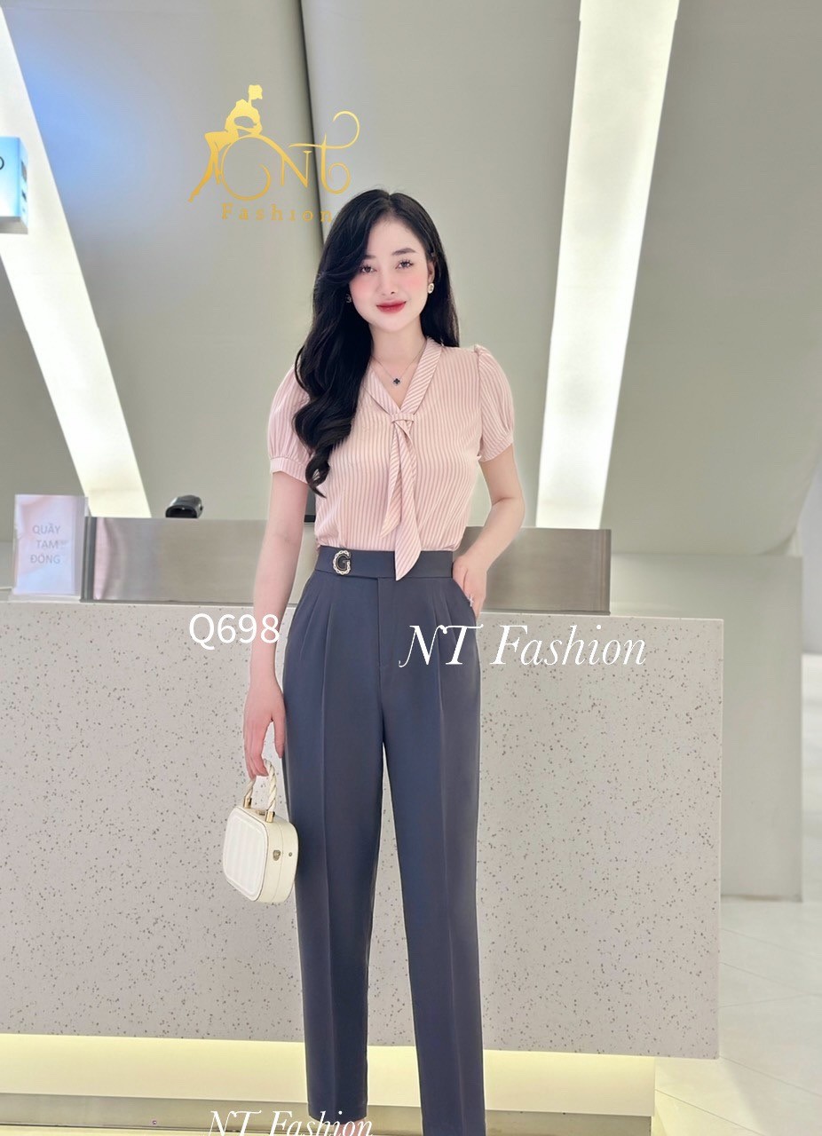 Q698 quần baggy đai chữ G lệch