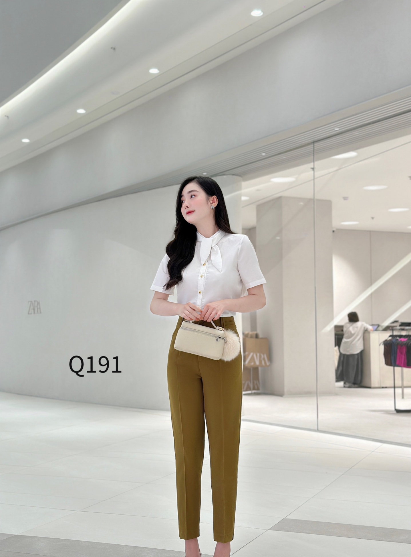 Q191 quần baggy cạp nửa ly