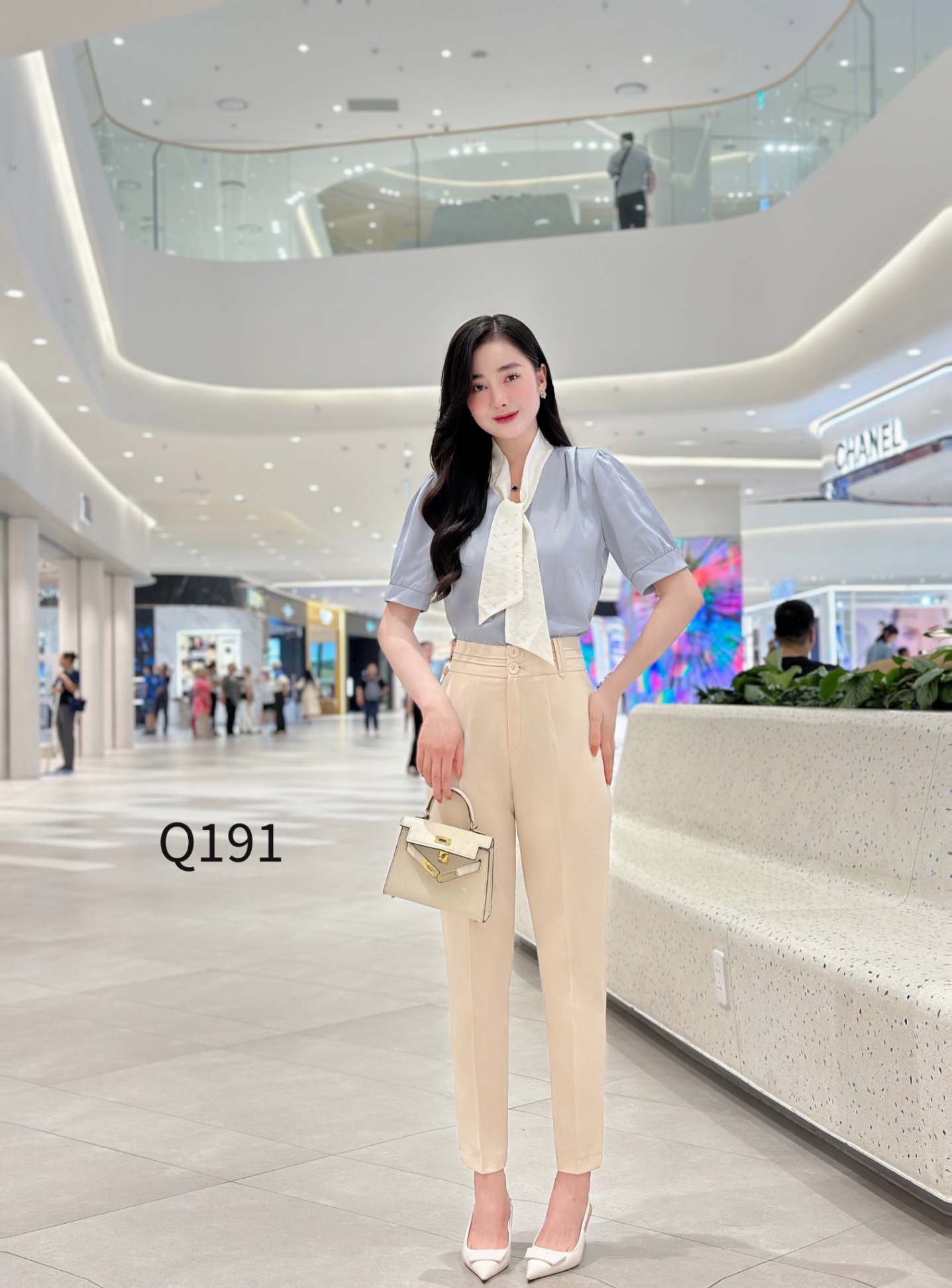 Q191 quần baggy cạp nửa ly