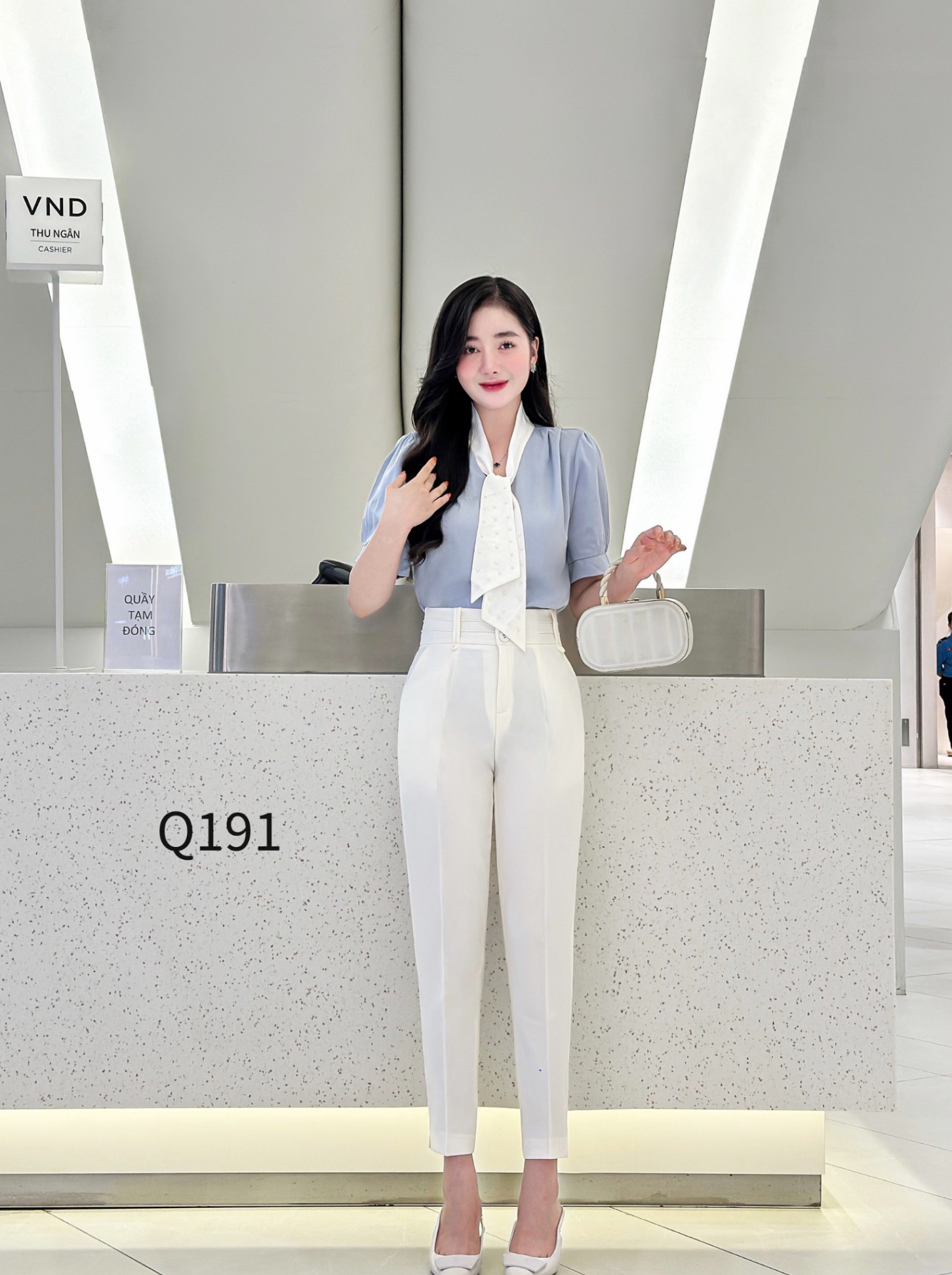 Q191 quần baggy cạp nửa ly