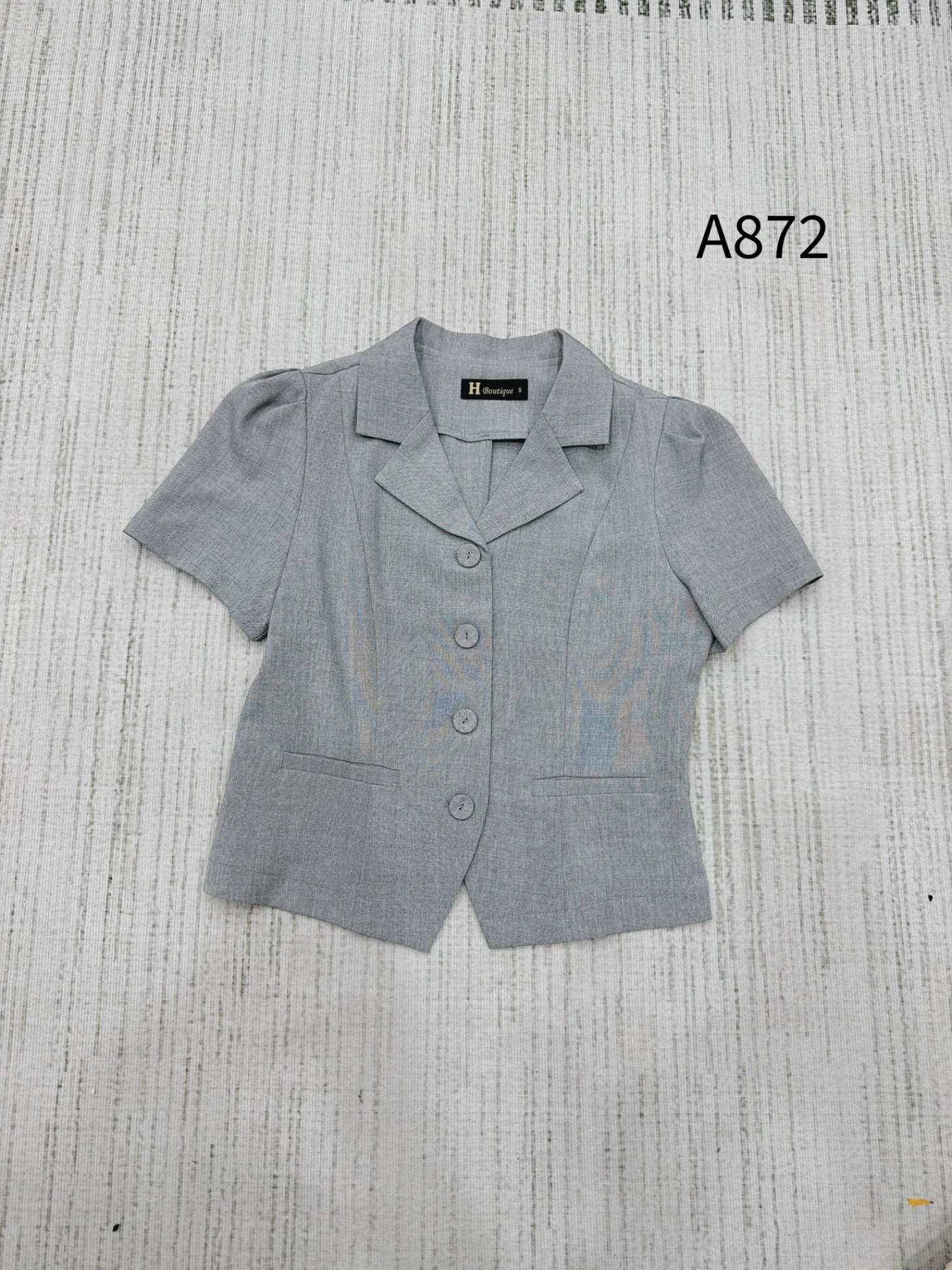 A872 Áo vest cộc tay túi giả