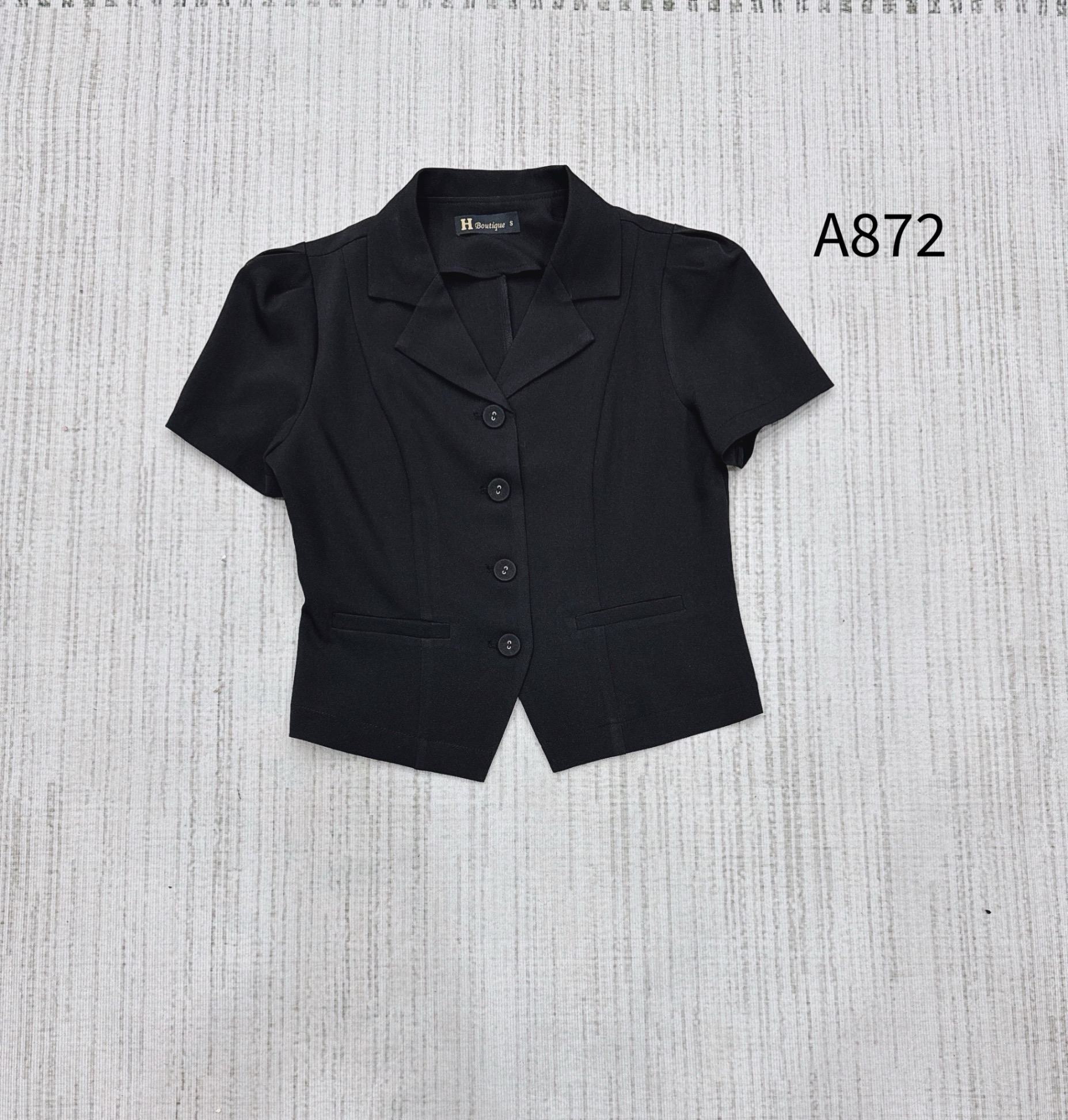 A872 Áo vest cộc tay túi giả