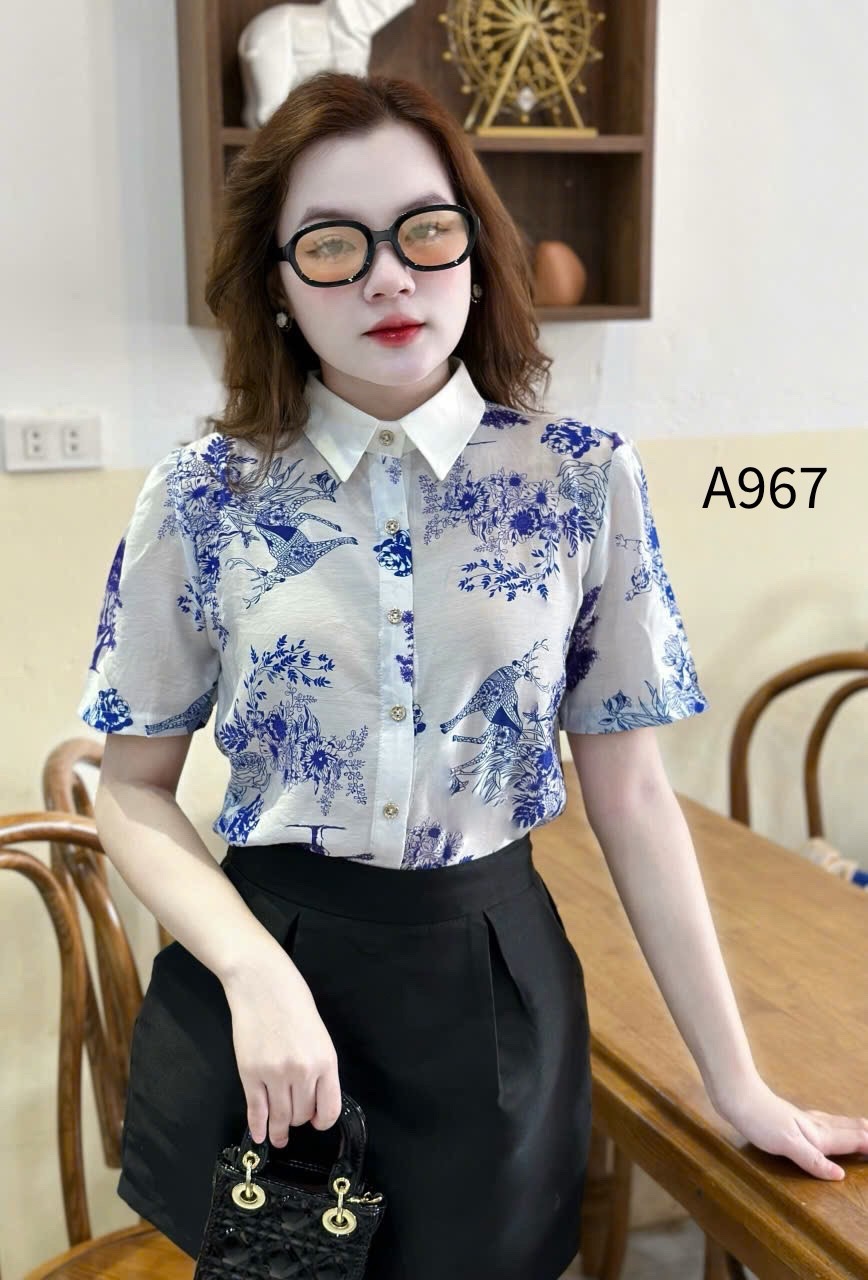 A967 Áo sơ mi cây