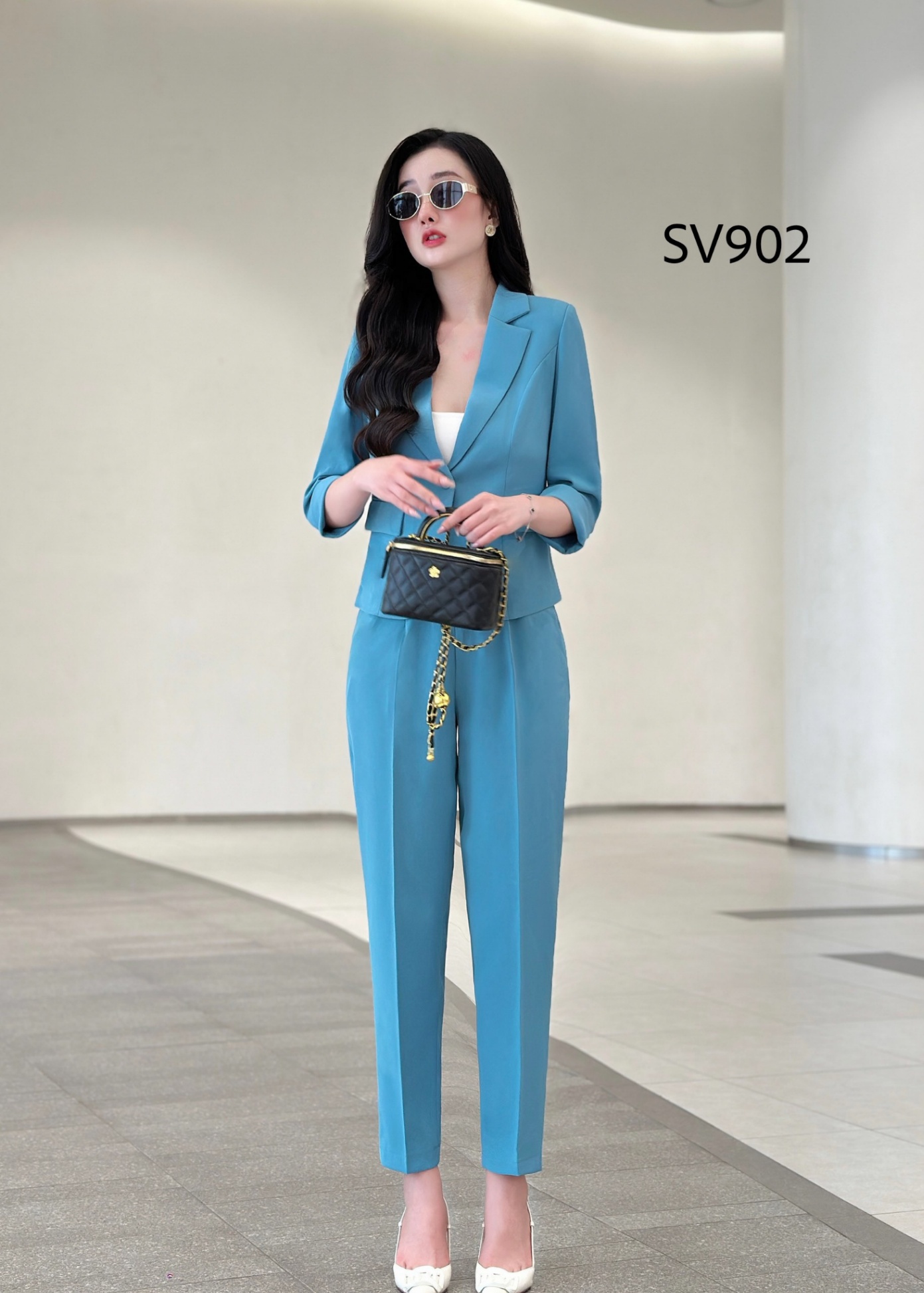 SV902 Sét vest quần baggy tay lỡ