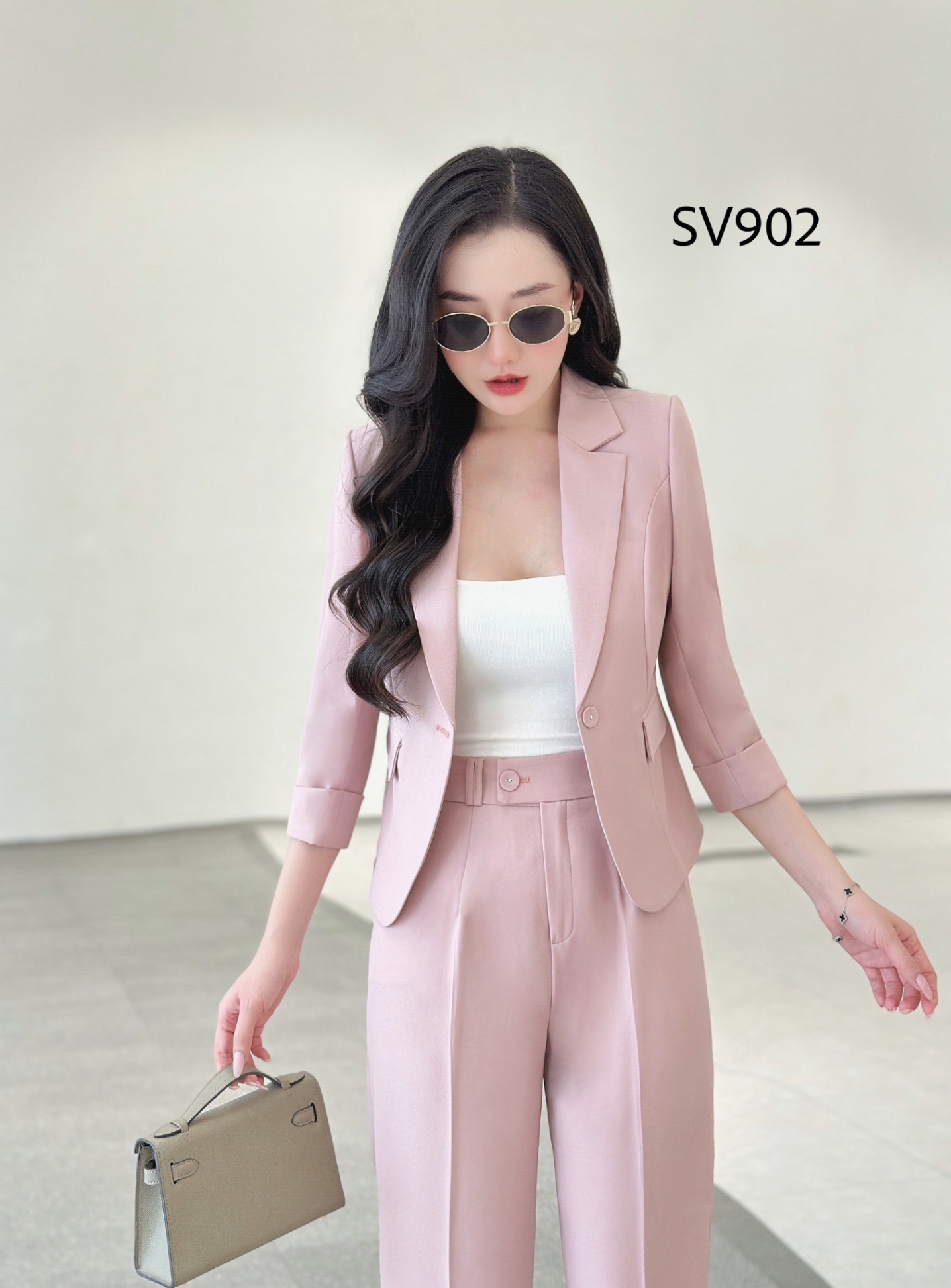 SV902 Sét vest quần baggy tay lỡ