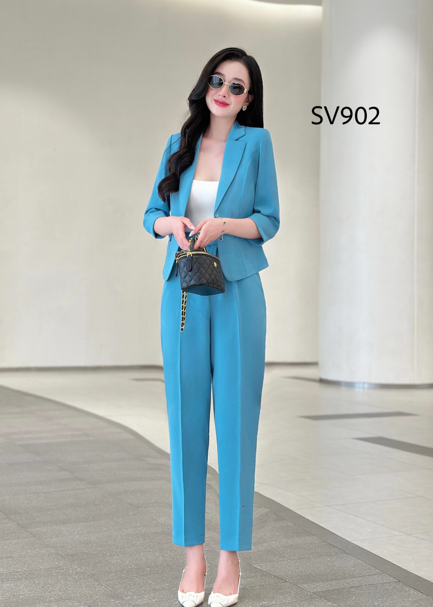 SV902 Sét vest quần baggy tay lỡ