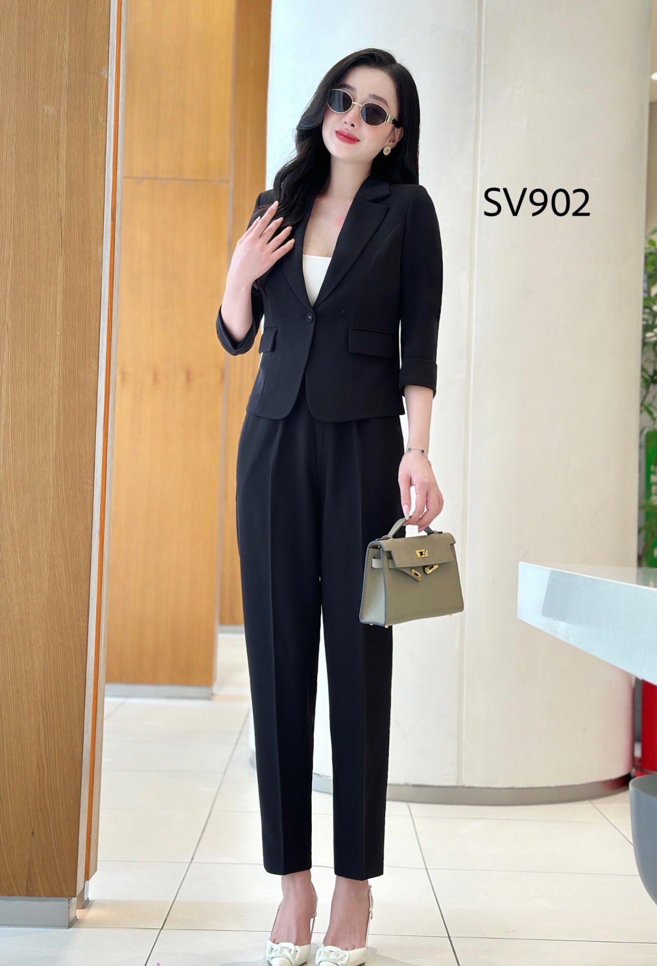 SV902 Sét vest quần baggy tay lỡ