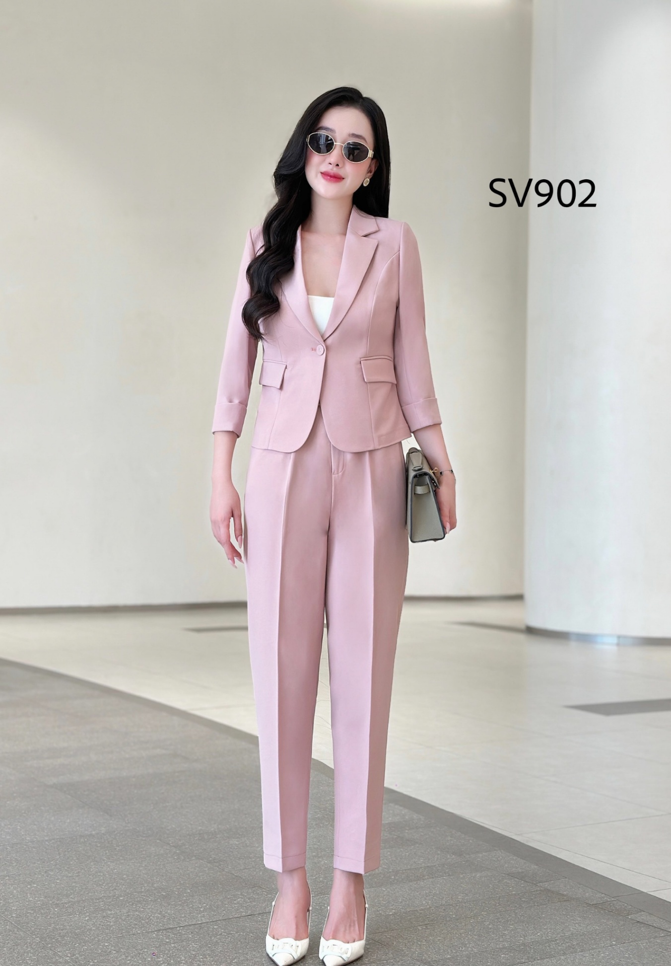 SV902 Sét vest quần baggy tay lỡ